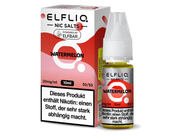 ELFLIQ - Watermelon 10ml Nic Salt Liquid