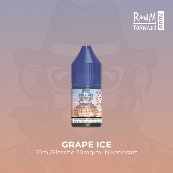 RandM Tornado - Grape Ice - 10ml Nic Salt Liquid