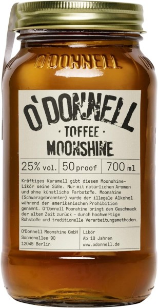 O&#039;Donnell Moonshine - Toffee 25% vol. 700ml Likör
