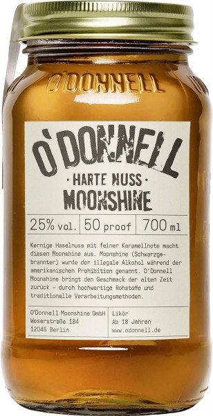 O&#039;Donnell Moonshine - Harte Nuss 25% vol. 700ml Likör