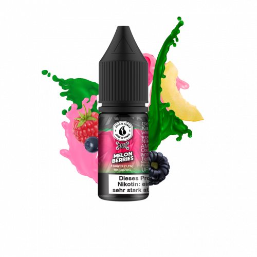 Juice &amp; Power - Melon Berries - 10ml Nic Salt Liquid