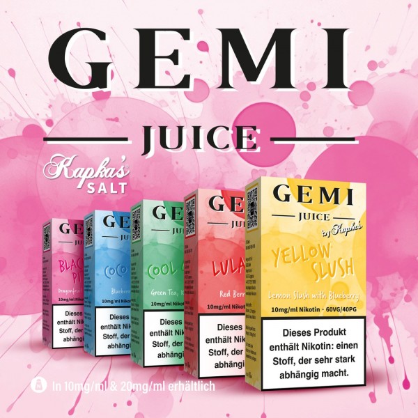 Gemi Juice - 10ml Nic Salt Liquid