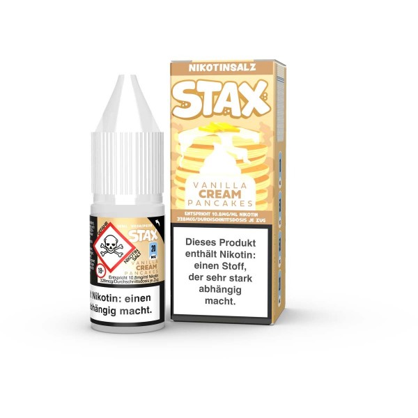 Stax - Vanilla Cream Pancakes - NicSalt e-Liquid 10ml