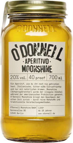 O&#039;Donnell Moonshine - Aperitivo 20% vol. 700ml Likör