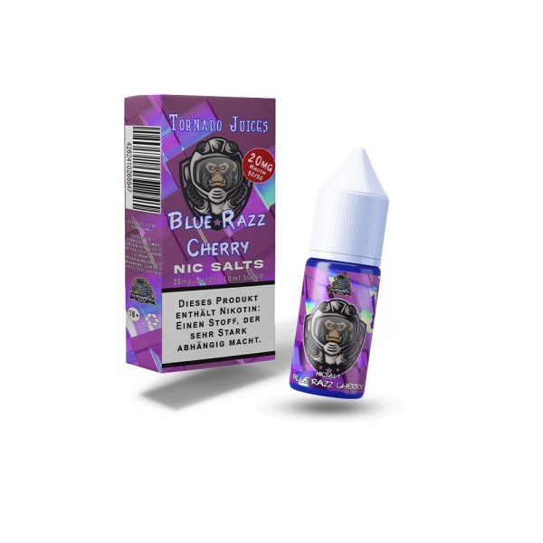 Tornado Juices - Blue Razz Cherry Overdosed - Nikotinsalz Liquid 20mg 10ml
