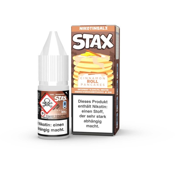 Stax - Cinnamon Roll Pancakes - NicSalt e-Liquid 10ml