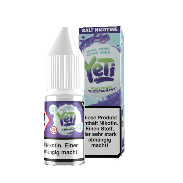 Yeti - Honeydew Blackcurrant 10ml Nic Salt Liquid