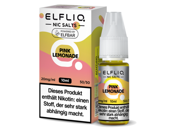 ELFLIQ - Pink Lemonade 10ml Nic Salt Liquid