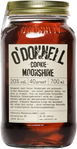 O&#039;Donnell Moonshine - Cookie 20% vol. 700ml Likör