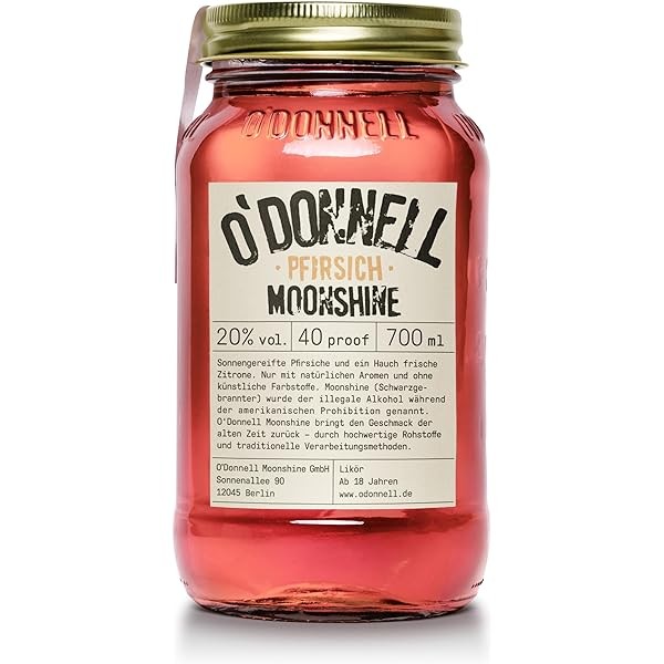 O&#039;Donnell Moonshine - Pfirisch 20% vol. 700ml Likör