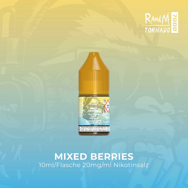 RandM Tornado - Mixed Berries - 10ml Nic Salt Liquid