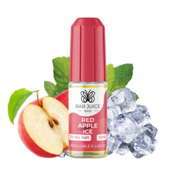 Bar Juice 5000 - Red Apple Ice - 10ml Nic Salt Liquid