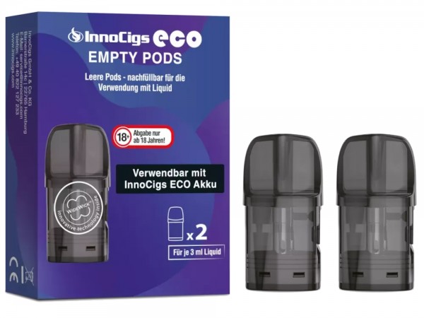 InnoCigs - Eco Leerpod mit 1,2 Ohm