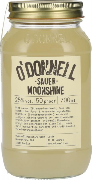 O&#039;Donnell Moonshine - Sauer 25% vol. 700ml Likör