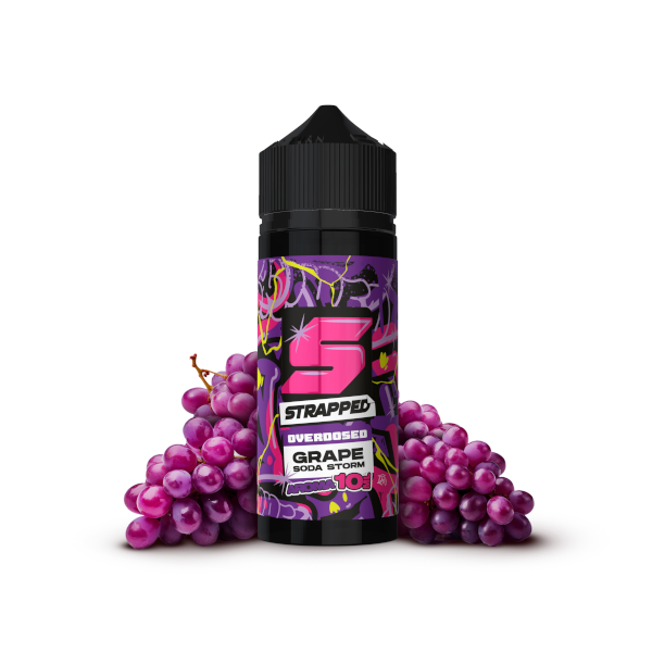 Strapped Overdosed - Grape Soda Storm 10ml Longfill Aroma