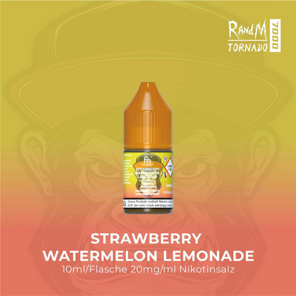 RandM Tornado - Strawberry Watermelon Lemonade - 10ml Nic Salt Liquid