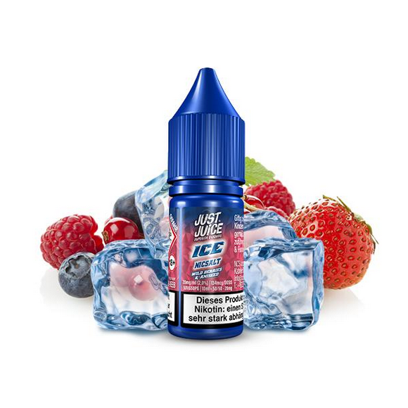 JUST JUICE - Wild Berries &amp; Aniseed Ice 10ml Nic Salt Liquid