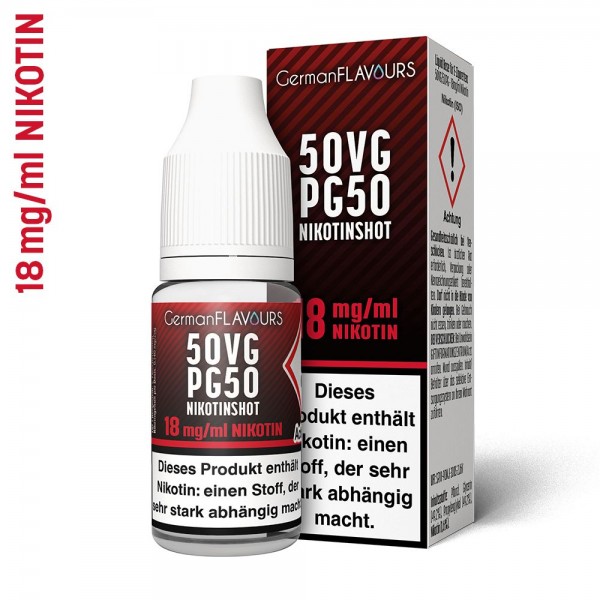 Germanflavours Nikotin Shot 50VG / 50PG