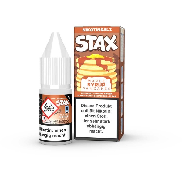 Stax - Maple Syrup Pancakes - NicSalt e-Liquid 10ml