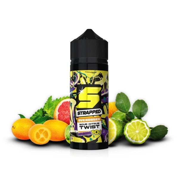 Strapped Overdosed - Sour Citrus Twist 10ml Longfill Aroma