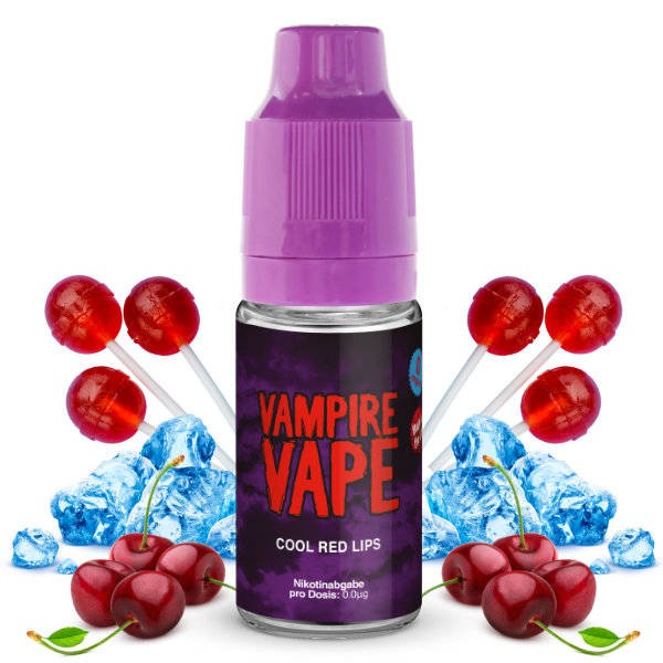 Vampire Vape - Cool Red Lips 10ml Liquid