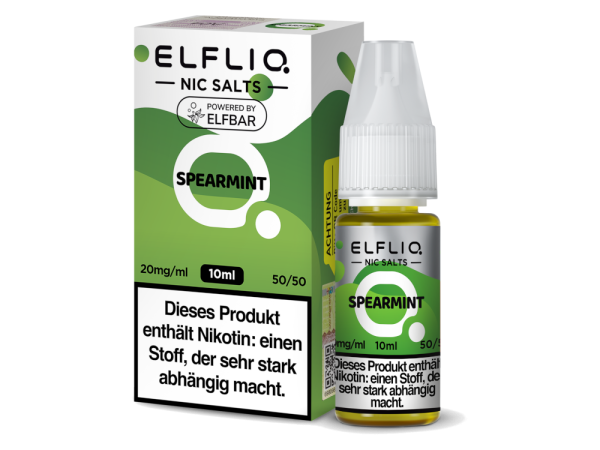ELFLIQ - Spearmint 10ml Nic Salt Liquid