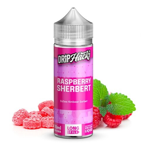 Drip Hacks - Raspberry Sherbert 10ml Longfill Aroma