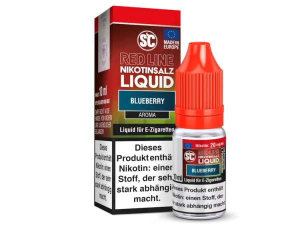 SC - Red Line - Blueberry - 10ml Nikotinsalz Liquid