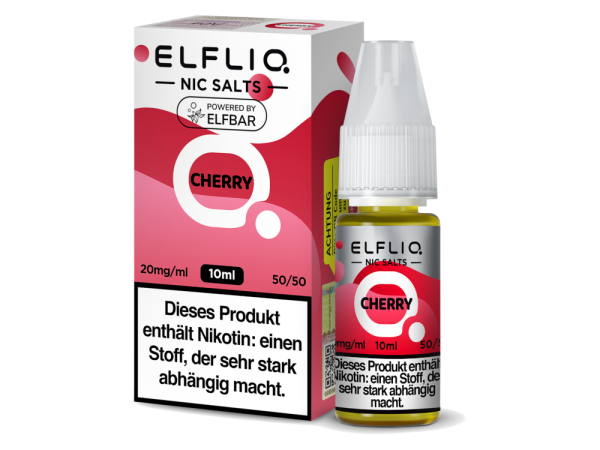 ELFLIQ - Cherry 10ml Nic Salt Liquid