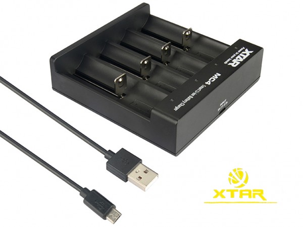 Xtar MC4 – kompaktes Vier-Schacht Ladegerät