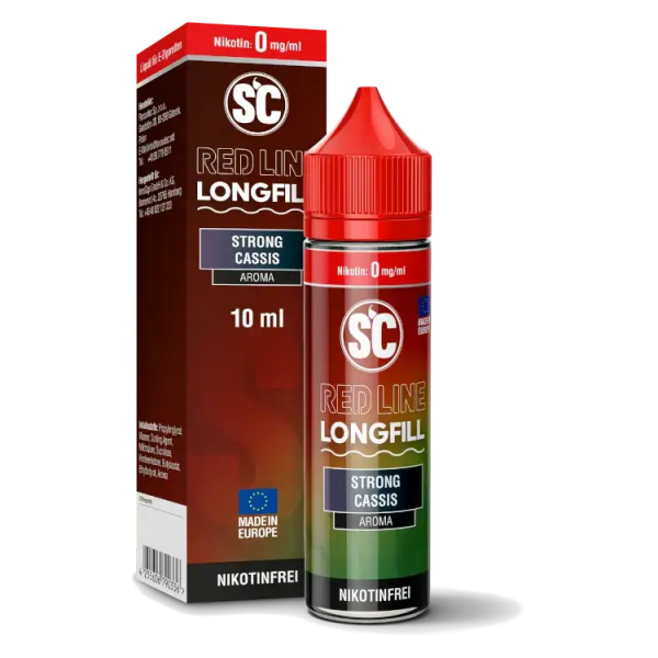 SC Red Line - Strong Cassis 10ml Longfill