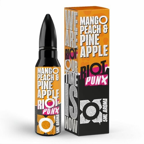 PUNX by Riot Squad - Mango, Pfirsich &amp; Ananas - 5ml Aroma (Longfill)
