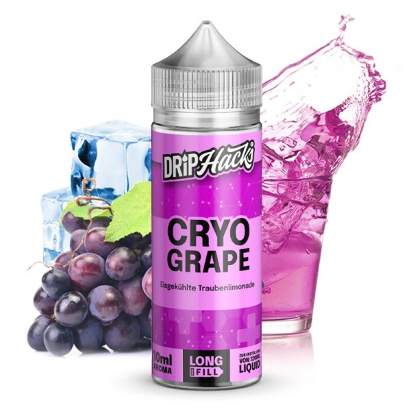 Drip Hacks - Cryo Grape 10ml Longfill Aroma