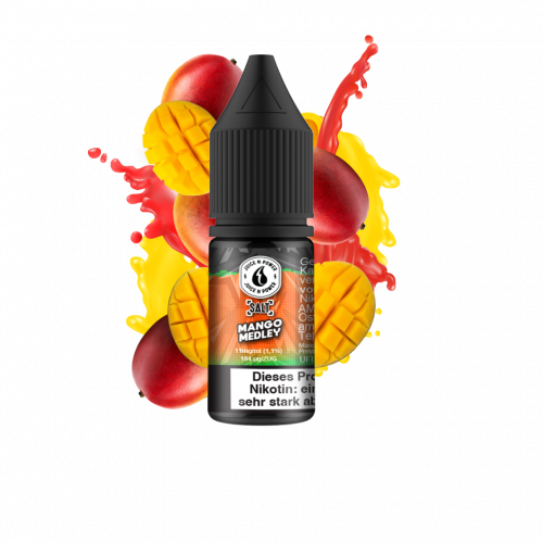 Juice &amp; Power - Mango Medley - 10ml Nic Salt Liquid