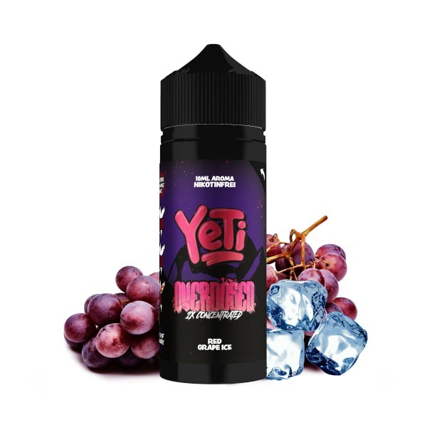 Yeti Overdosed - Red Grape Ice 10ml Longfill Aroma