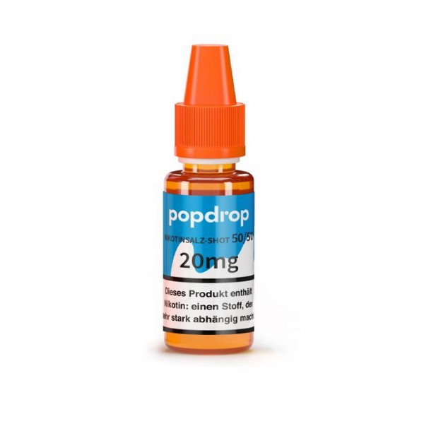 PopDrop 50/50 VPG - Nikotinsalz Shot - 10ml - 20mg