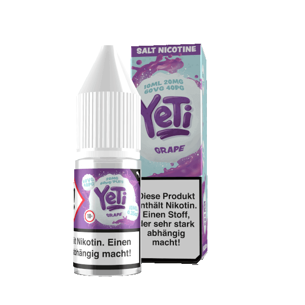 Yeti - Grape 10ml Nic Salt Liquid