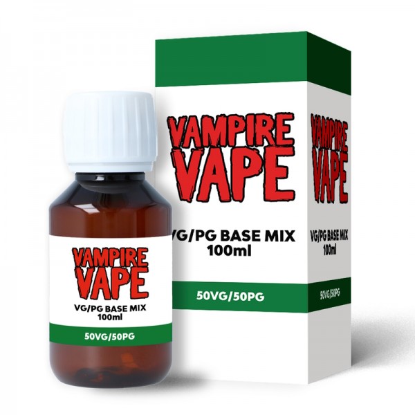 Vampire Vape - 100ml 50VG / 50PG 0mg Base