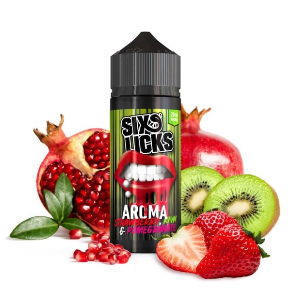 Six Licks - Strawberry Kiwi Pomegranate