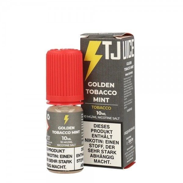 T-Juice - Golden Tobacco Mint Nikotinsalz Liquid