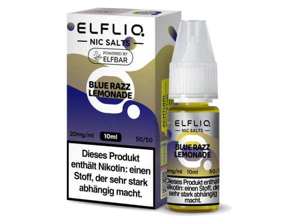 ELFLIQ - Blue Razz Lemonade 10ml Nic Salt Liquid