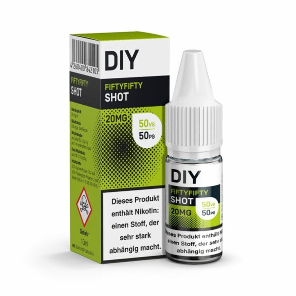 DIY Shot 50VG/50PG - 10ml Nikotin Shot 20mg