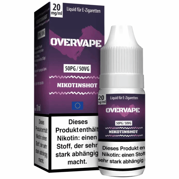 Overvape - 10ml Nikotin Shot 50/50 20mg