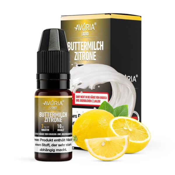 Avoria - Buttermilch Zitrone 10ml Liquid