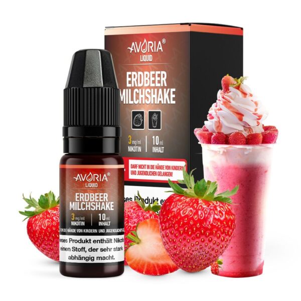 Avoria - Erdbeer Milchshake 10ml Liquid (Kopie)