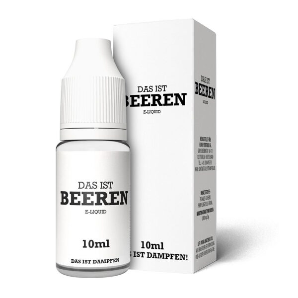Das ist Dampfen - Beeren 10ml NicSalt Liquid