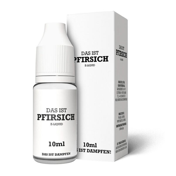 Das ist Dampfen - Pfirsich 10ml NicSalt Liquid