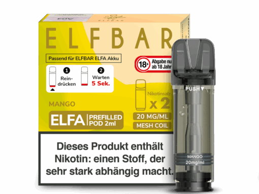 Elfbar - Elfa - Prefilled Pods 20mg – Bild 10