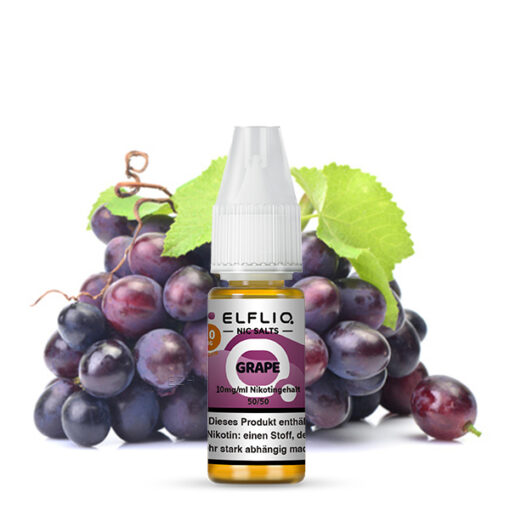 Elfliq - Grape 10ml NicSalt Liquid – Bild 2
