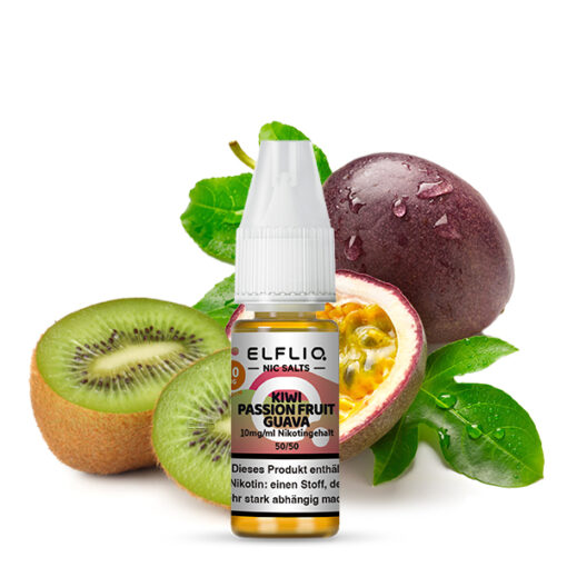 Elfliq - Kiwi Passion Fruit Guava 10ml NicSalt Liquid – Bild 2